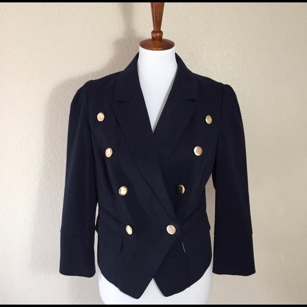 Guess Nautical Double Breasted Blazer